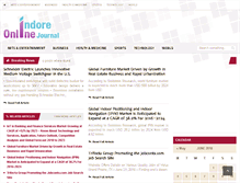 Tablet Screenshot of indoreonlinejournal.com